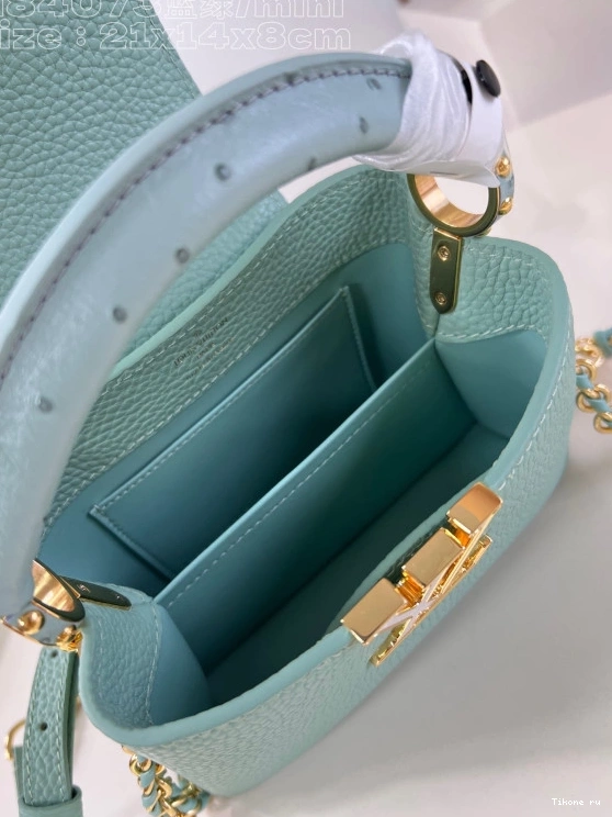 Affordable LOUIS VUITTON MINI-22*12*8CM CAPUCINES 0718